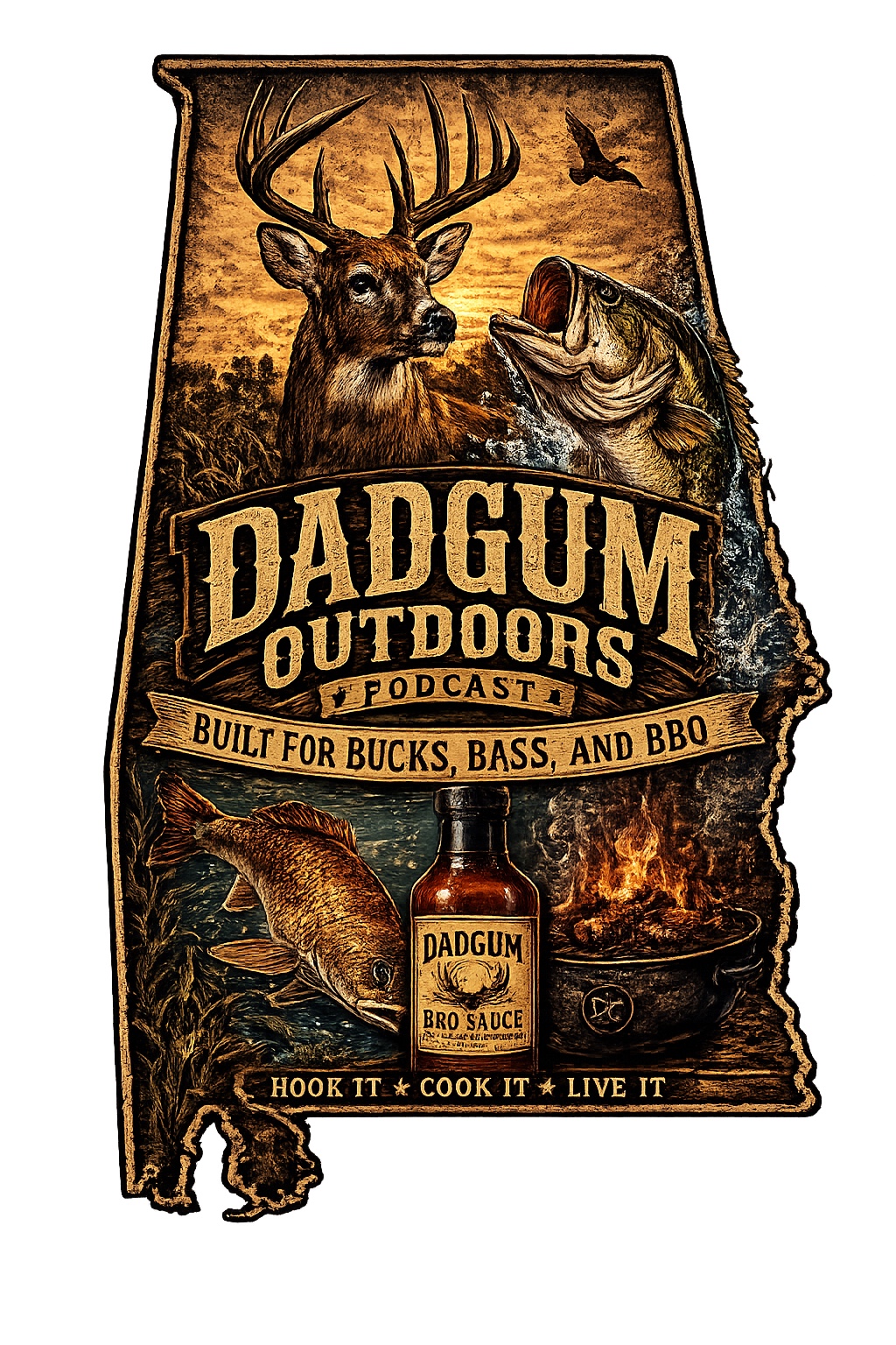 Dadgum Outdoors Podcast — Built for Bucks, Bass and BBQ